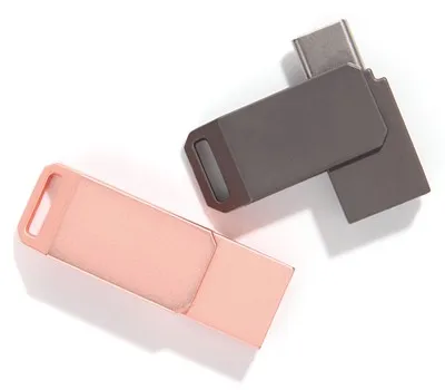USB 홍보물 마케팅 효과 극대화하는 배포 전략 4 ALIO 메탈베이직스윙C타입 OTG메모리 16G~64G