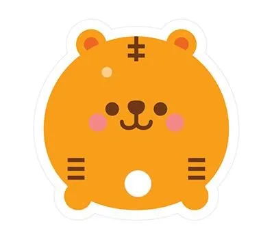 부채 홍보물로 브랜드 인지도와 선호도 동시 상승 2 호랑이자유형 둥글이 부채