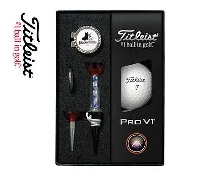 골프용품 기념품 제작 시 골퍼 라이프스타일 완벽 반영하기 4 타이틀리스트 Pro V1 골프볼 볼마커실버 자석티 세트
