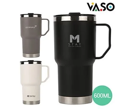 김제판촉물 브랜딩 효과 200% 높이는 법 3 바쏘 NEW 매니시 이중구조 텀블러 600ml