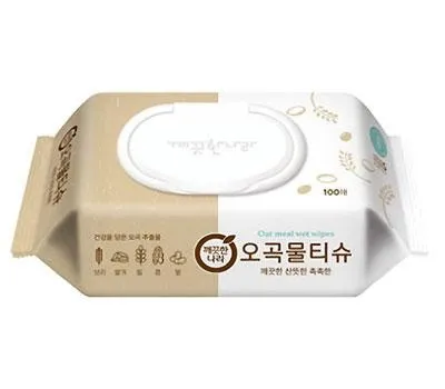 물티슈 판촉물 학생들이 좋아하는 아이템 5 깨끗한나라 오곡물티슈 캡형100매