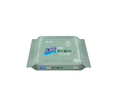 동작구판촉물 고객 만족도 99% 업체 소개 2 유한킴벌리 스카트 에코 종이 물티슈 휴대용 20매