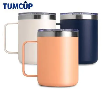 머그컵 판촉물 1+1 이벤트 중인 곳 2 텀컵 이중진공 뉴 캠핑 머그컵 360ml