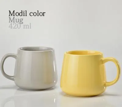 머그컵 판촉물 설날 선물용 제작 4 모딜 컬러머그 420ml 15온스