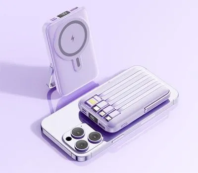 연기판촉물 특수 인쇄 기술 보유 업체 3 MUAMUA 맥세이프 거치형 보조배터리 10000mAh