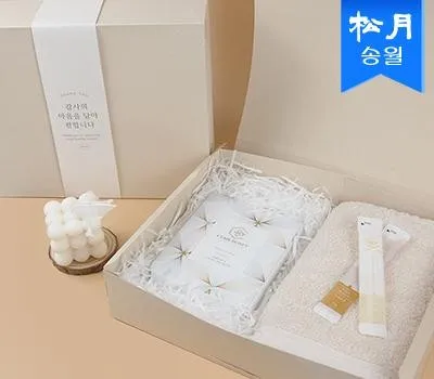 결혼식 기념품 맞춤 제작으로 웨딩 이미지 프리미엄화 3 프리미엄 꿀 수건 답례품A160g 코마 40수1꿀스