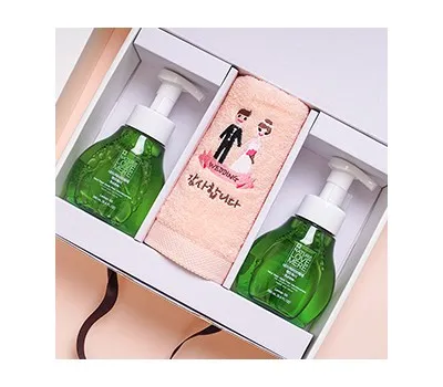 평촌판촉물 품질 걱정 없는 업체 찾는 법 3 150g 호텔타올1개 핸드워시2개 세트 네이쳐러브메레