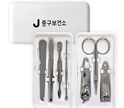 손톱깎이 판촉물 개업 선물로 딱! 2 뉴프리미엄파스텔7종손톱깎이화이트